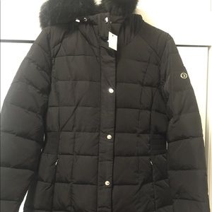 Calvin Klein black down coat